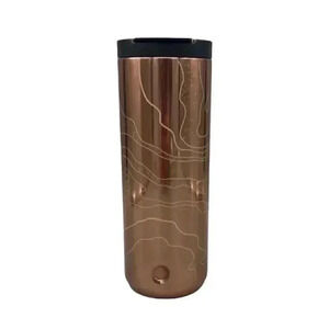 Starbucks collectible Siren Insulated Tumbler Rose Gold mug EVC 16oz